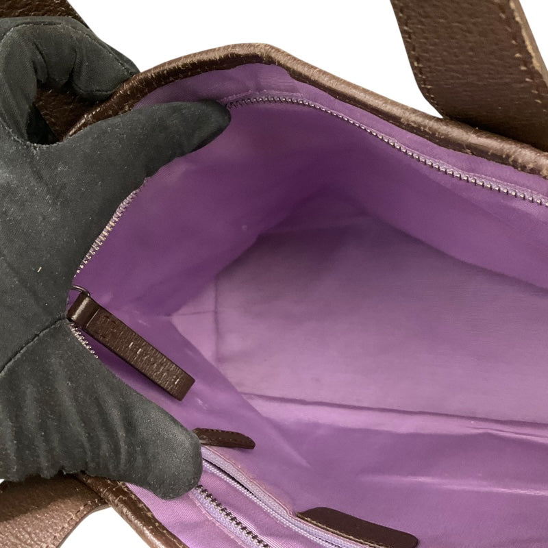 ブルガリ BVLGARI ﾛｺﾞﾏﾆｱ ﾊﾝﾄﾞﾊﾞｯｸﾞ ベージュ ﾛｺﾞｷｬﾝﾊﾞｽ レディース ハンドバッグ