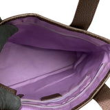 ブルガリ BVLGARI ﾛｺﾞﾏﾆｱ ﾊﾝﾄﾞﾊﾞｯｸﾞ ベージュ ﾛｺﾞｷｬﾝﾊﾞｽ レディース ハンドバッグ