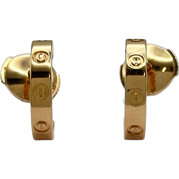 カルティエ Cartier ミニラブピアス ピンクゴールド Au750 ジュエリー