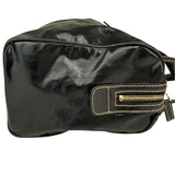 グッチ GUCCI ｲﾝﾀｰﾛｯｷﾝｸﾞG ｽﾓｰﾙﾎﾞｽﾄﾝﾊﾞｯｸﾞ 170010 ブラック エナメル ユニセックス ボストンバッグ