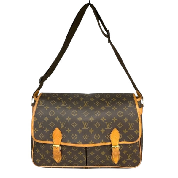 ルイ・ヴィトン LOUIS VUITTON ジベシエールGM M42249 ブラウン モノグラムキャンバス ユニセックス ショルダーバッグ