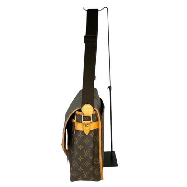 ルイ・ヴィトン LOUIS VUITTON ジベシエールGM M42249 ブラウン モノグラムキャンバス ユニセックス ショルダーバッグ