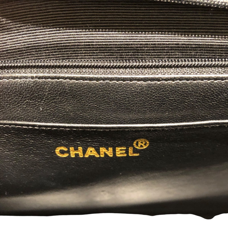 シャネル CHANEL デカココチェーンショルダー ブラック ゴールド金具 ベロワ レディース ショルダーバッグ