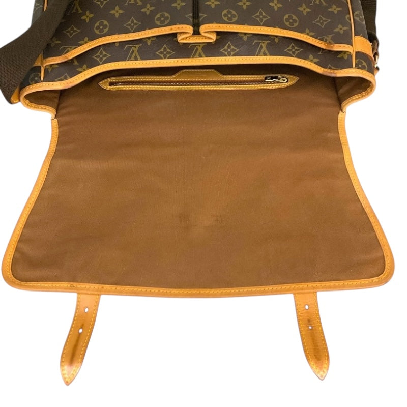 ルイ・ヴィトン LOUIS VUITTON ジベシエールGM M42249 ブラウン モノグラムキャンバス ユニセックス ショルダーバッグ