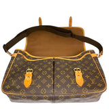 ルイ・ヴィトン LOUIS VUITTON ジベシエールGM M42249 ブラウン モノグラムキャンバス ユニセックス ショルダーバッグ
