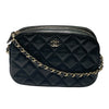 シャネル CHANEL ミニミニ マトラッセ カメラバッグ AP2287 ブラック ラムスキン レディース ショルダーバッグ