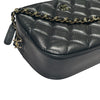 シャネル CHANEL ミニミニ マトラッセ カメラバッグ AP2287 ブラック ラムスキン レディース ショルダーバッグ