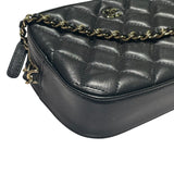 シャネル CHANEL ミニミニ マトラッセ カメラバッグ AP2287 ブラック ラムスキン レディース ショルダーバッグ