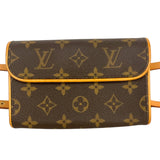 ルイ・ヴィトン LOUIS VUITTON ポシェット・フロランティーヌ M51855 ブラウン PVCコーティングキャンバス モノグラムキャンパス レディース ウエストバッグ