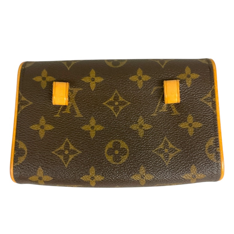 ルイ・ヴィトン LOUIS VUITTON ポシェット・フロランティーヌ M51855 ブラウン PVCコーティングキャンバス モノグラムキャンパス レディース ウエストバッグ