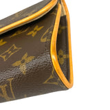 ルイ・ヴィトン LOUIS VUITTON ポシェット・フロランティーヌ M51855 ブラウン PVCコーティングキャンバス モノグラムキャンパス レディース ウエストバッグ