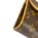 ルイ・ヴィトン LOUIS VUITTON ポシェット・フロランティーヌ M51855 ブラウン PVCコーティングキャンバス モノグラムキャンパス レディース ウエストバッグ