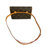 ルイ・ヴィトン LOUIS VUITTON ポシェット・フロランティーヌ M51855 ブラウン PVCコーティングキャンバス モノグラムキャンパス レディース ウエストバッグ