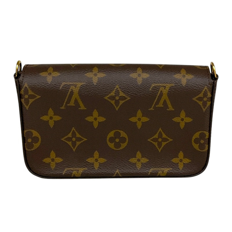 ルイ・ヴィトン LOUIS VUITTON ミュルティ・ポシェット・フェリシー ブラウン モノグラム レディース ショルダーバッグ