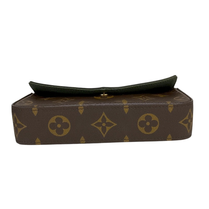 ルイ・ヴィトン LOUIS VUITTON ミュルティ・ポシェット・フェリシー ブラウン モノグラム レディース ショルダーバッグ