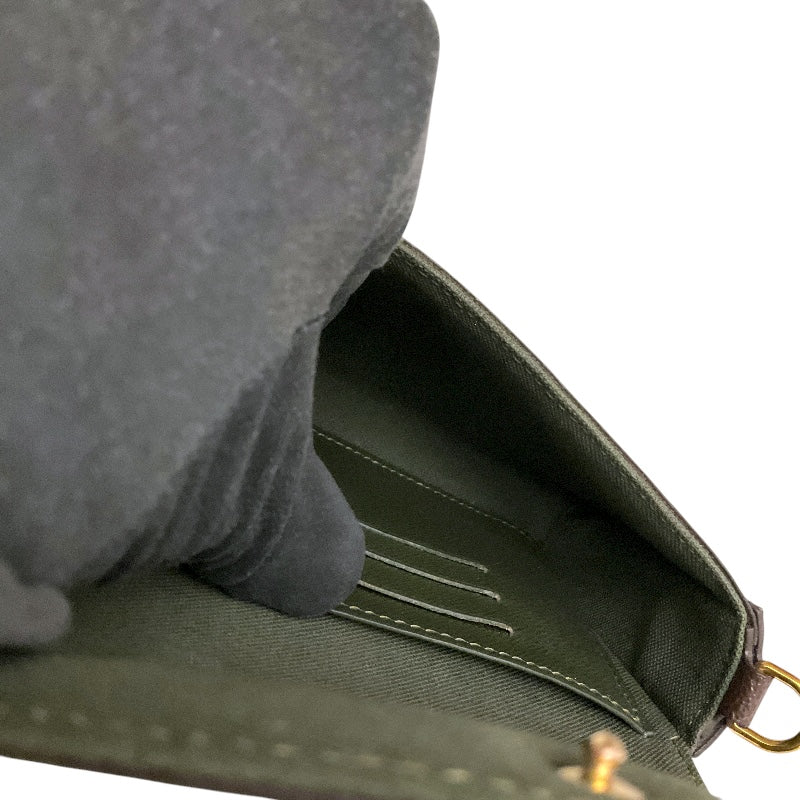 ルイ・ヴィトン LOUIS VUITTON ミュルティ・ポシェット・フェリシー ブラウン モノグラム レディース ショルダーバッグ