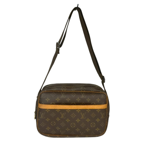 ルイ・ヴィトン LOUIS VUITTON リポーターPM M45254 ブラウン PVCコーティングキャンバス モノグラム ユニセックス ショルダーバッグ