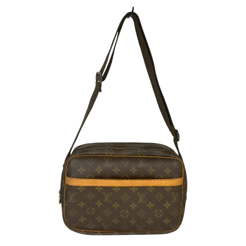 ルイ・ヴィトン LOUIS VUITTON リポーターPM M45254 ブラウン PVCコーティングキャンバス モノグラム ユニセックス ショルダーバッグ