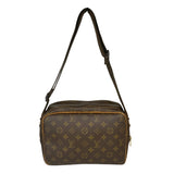 ルイ・ヴィトン LOUIS VUITTON リポーターPM M45254 ブラウン PVCコーティングキャンバス モノグラム ユニセックス ショルダーバッグ