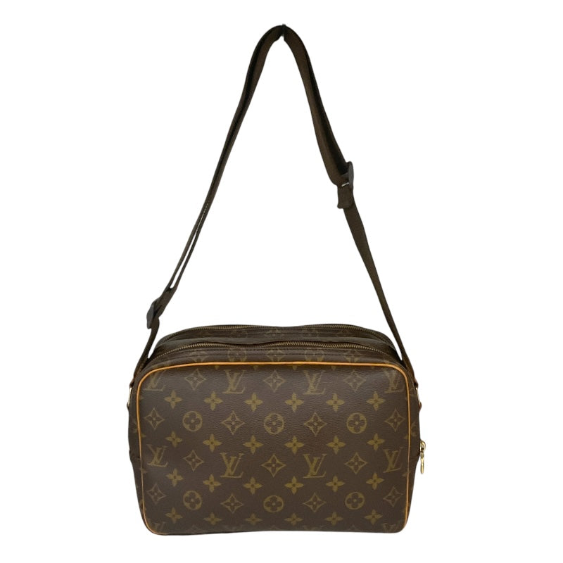 ルイ・ヴィトン LOUIS VUITTON リポーターPM M45254 ブラウン PVCコーティングキャンバス モノグラム ユニセックス ショルダーバッグ