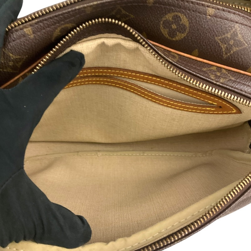 ルイ・ヴィトン LOUIS VUITTON リポーターPM M45254 ブラウン PVCコーティングキャンバス モノグラム ユニセックス ショルダーバッグ