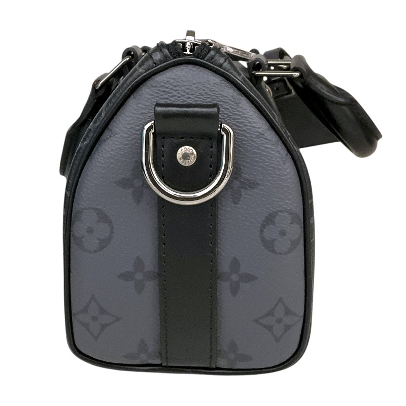 ルイ・ヴィトン LOUIS VUITTON ｷｰﾎﾟﾙ･ﾊﾞﾝﾄﾞﾘｴｰﾙ25 M46271 ブラック PVCコーティングキャンバス メンズ ショルダーバッグ