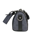 ルイ・ヴィトン LOUIS VUITTON ｷｰﾎﾟﾙ･ﾊﾞﾝﾄﾞﾘｴｰﾙ25 M46271 ブラック PVCコーティングキャンバス メンズ ショルダーバッグ