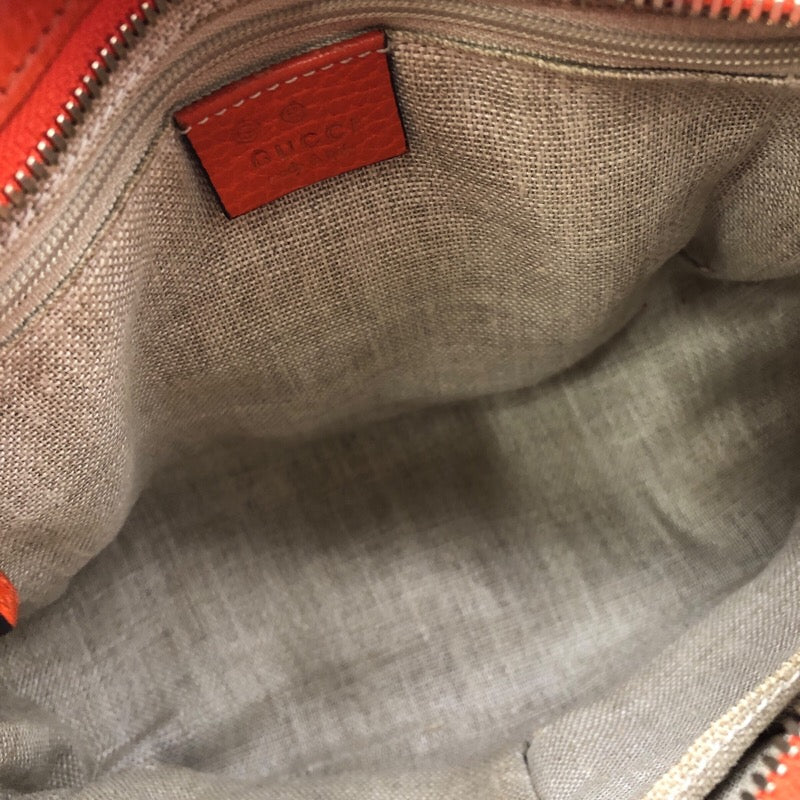 グッチ GUCCI ブリ―ハンドバッグ 449241 ベージュ オレンジ GGキャンバス レディース ハンドバッグ