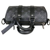 ルイ・ヴィトン LOUIS VUITTON ｷｰﾎﾟﾙ･ﾊﾞﾝﾄﾞﾘｴｰﾙ25 M46271 ブラック PVCコーティングキャンバス メンズ ショルダーバッグ