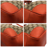 グッチ GUCCI ブリ―ハンドバッグ 449241 ベージュ オレンジ GGキャンバス レディース ハンドバッグ