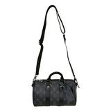 ルイ・ヴィトン LOUIS VUITTON ｷｰﾎﾟﾙ･ﾊﾞﾝﾄﾞﾘｴｰﾙ25 M46271 ブラック PVCコーティングキャンバス メンズ ショルダーバッグ