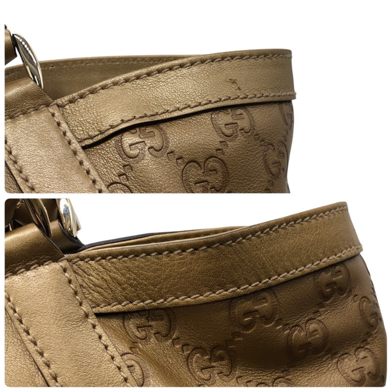 グッチ GUCCI グッチシマトートバッグ 211982 ブラウン グッチシマレザー レディース トートバッグ