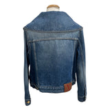 ヴァレンティノ VALENTINO セーラーカラーデニムジャケット 3B3DC02Z822 ブルー コットン レディース デニムジャケット