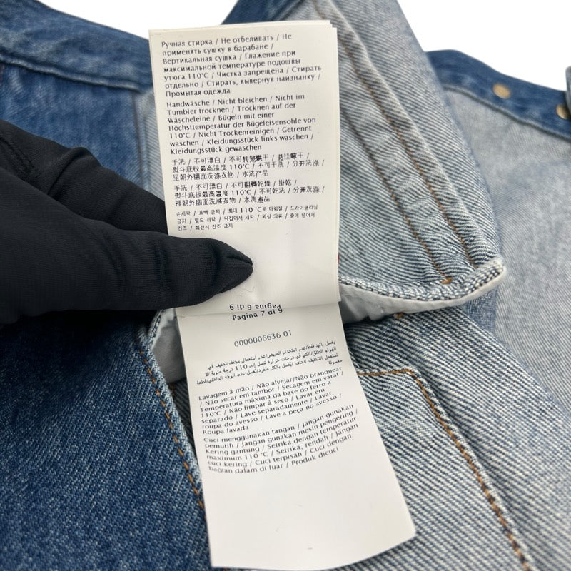 ヴァレンティノ VALENTINO セーラーカラーデニムジャケット 3B3DC02Z822 ブルー コットン レディース デニムジャケット