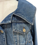 ヴァレンティノ VALENTINO セーラーカラーデニムジャケット 3B3DC02Z822 ブルー コットン レディース デニムジャケット