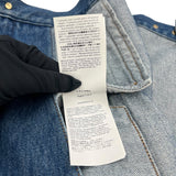 ヴァレンティノ VALENTINO セーラーカラーデニムジャケット 3B3DC02Z822 ブルー コットン レディース デニムジャケット