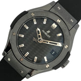 ウブロ HUBLOT クラシックフュージョン ブラックマジック 581.CM.1771.RX グレー チタニウム/セラミック クオーツ レディース 腕時計