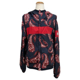 モンクレール MONCLER RENO ナイロンジャケット 41107 ネイビー×レッド ナイロン メンズ ナイロンジャケット