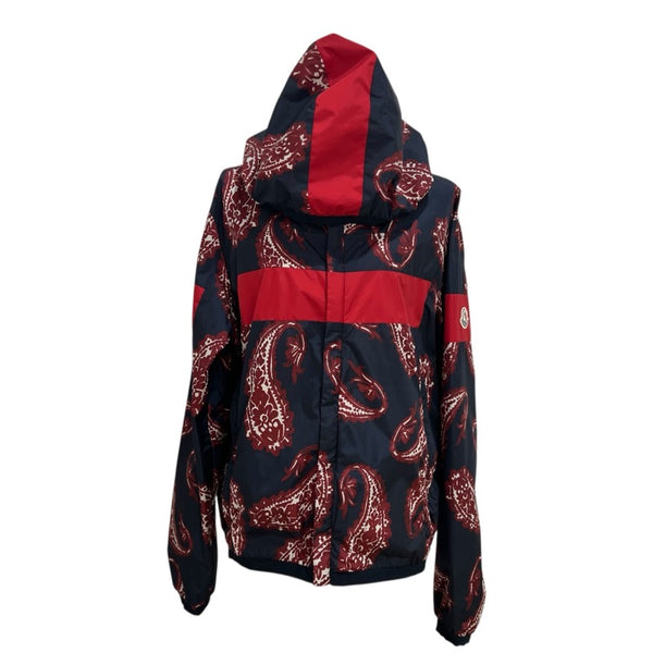 モンクレール MONCLER RENO ナイロンジャケット 41107 ネイビー×レッド ナイロン メンズ ナイロンジャケット