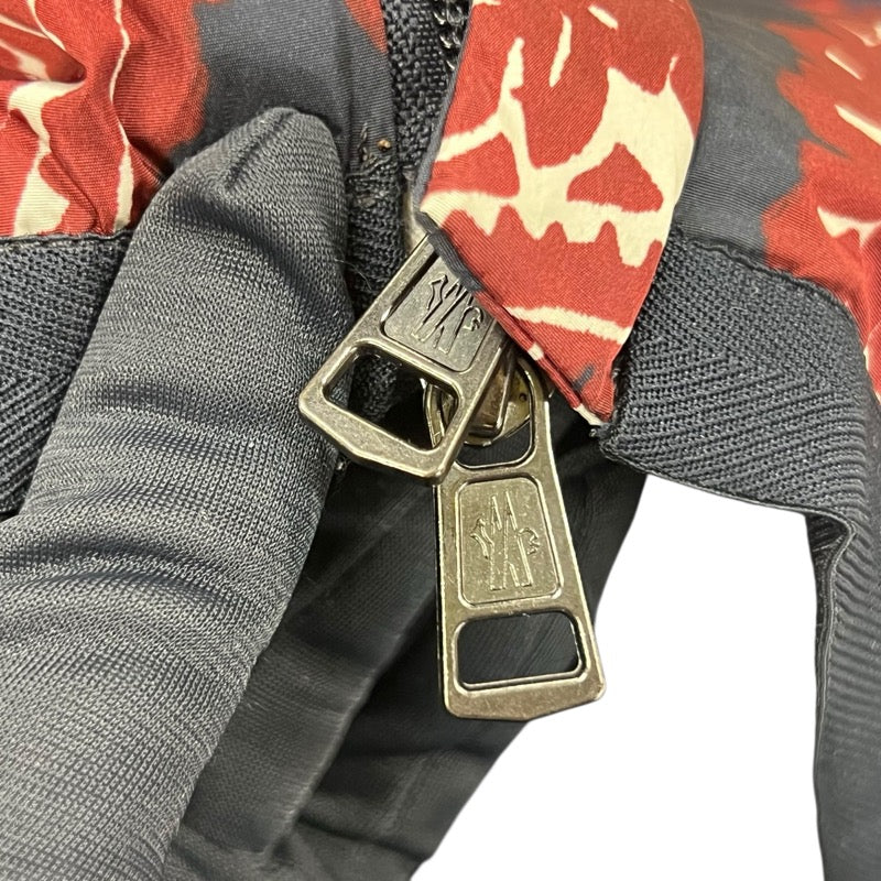 モンクレール MONCLER RENO ナイロンジャケット 41107 ネイビー×レッド ナイロン メンズ ナイロンジャケット