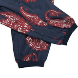 モンクレール MONCLER RENO ナイロンジャケット 41107 ネイビー×レッド ナイロン メンズ ナイロンジャケット