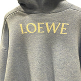 ロエベ LOEWE アナグラムロゴニットパーカー H526Y14KGZ ブルー ウール メンズ パーカー