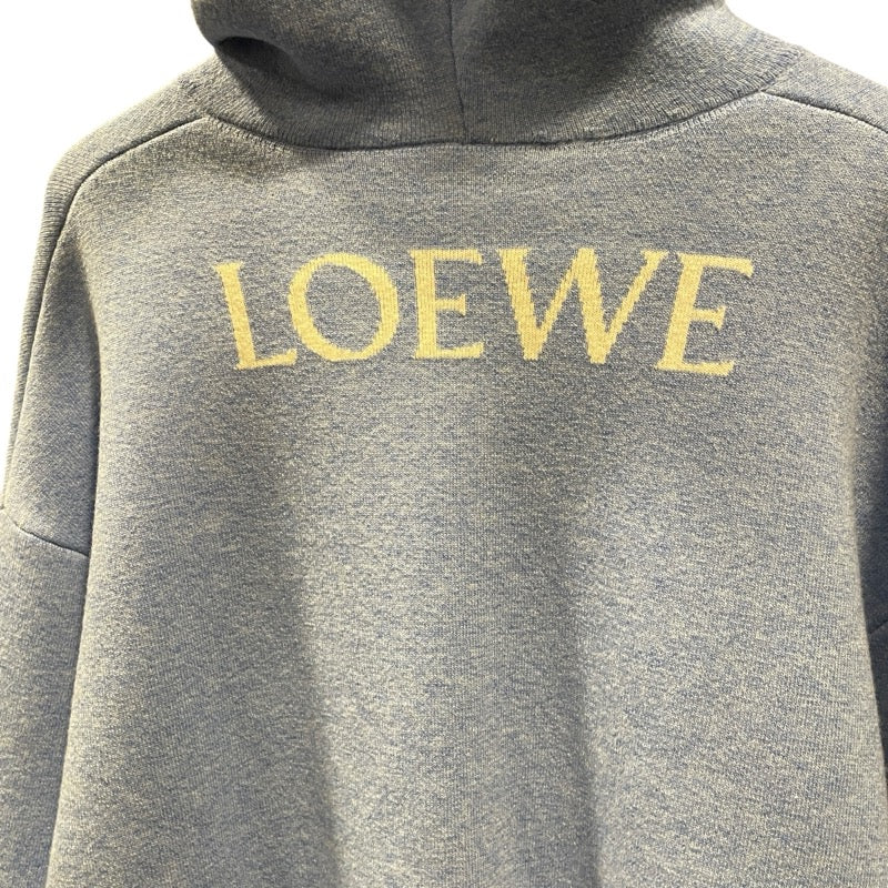 ロエベ LOEWE アナグラムロゴニットパーカー H526Y14KGZ ブルー ウール メンズ パーカー