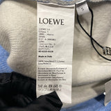 ロエベ LOEWE アナグラムロゴニットパーカー H526Y14KGZ ブルー ウール メンズ パーカー