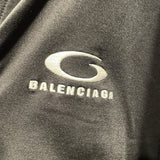 バレンシアガ BALENCIAGA サイドジップラインパーカー ポリエステル ブラック ポリエステル レディース パーカー