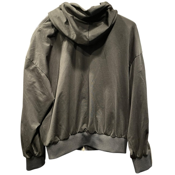 バレンシアガ BALENCIAGA サイドジップラインパーカー ポリエステル ブラック ポリエステル レディース パーカー