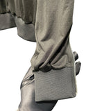 バレンシアガ BALENCIAGA サイドジップラインパーカー ポリエステル ブラック ポリエステル レディース パーカー
