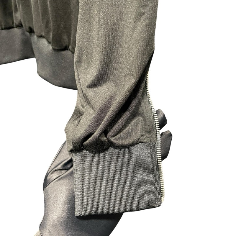 バレンシアガ BALENCIAGA サイドジップラインパーカー ポリエステル ブラック ポリエステル レディース パーカー