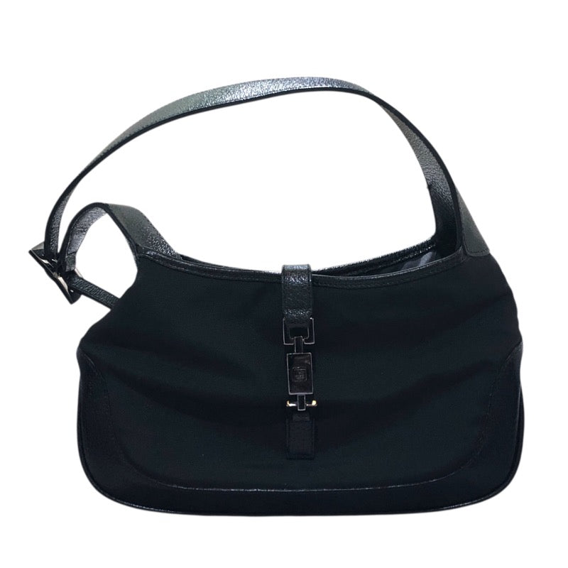 グッチ GUCCI ジャッキー ワンショルダーバッグ 0013735 ブラック ナイロン/レザー レディース ハンドバッグ