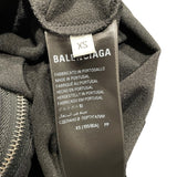 バレンシアガ BALENCIAGA サイドジップラインパーカー ポリエステル ブラック ポリエステル レディース パーカー
